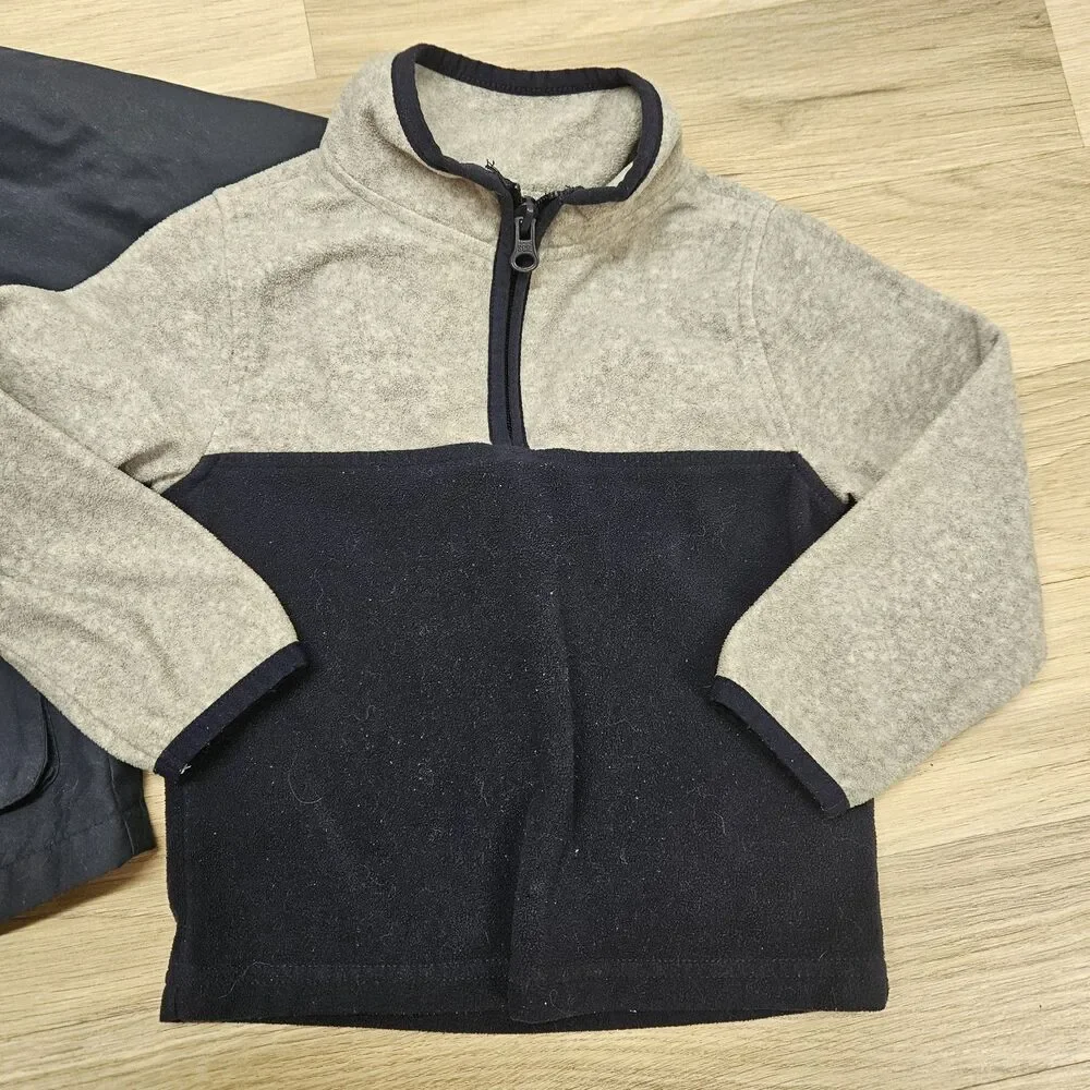 Baby Gap Boys Blue Jacket Size 2 Fleece Sweater Casual Osh Kosh